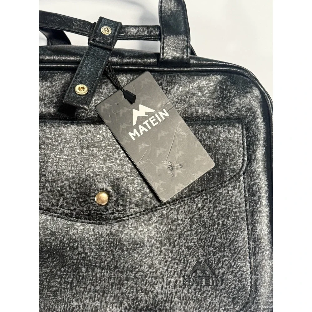 Matein Travel Toiletry Bag Organizer | Hanging Cosmetic & Makeup Case  Black
